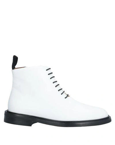 Atp Atelier Ankle Boot In White