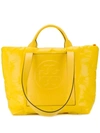 TORY BURCH TORY BURCH PERRY BOMBE PADDED TOTE BAG - 黄色