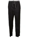 SAINT LAURENT BELTED STRAIGHT TROUSERS,11017908