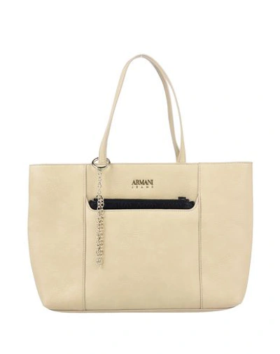 Armani Jeans Handbag In Beige