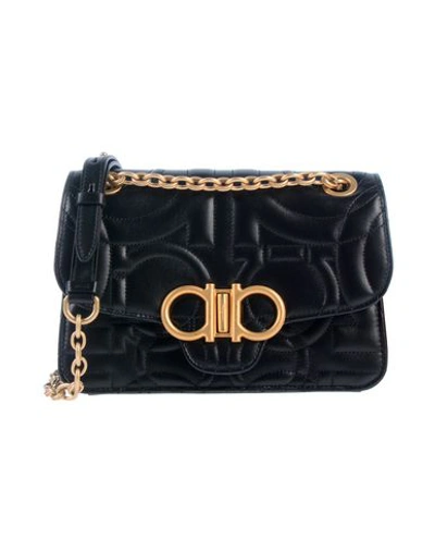 Ferragamo Cross-body Bags In Black