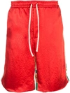 GUCCI DOUBLE SIDED LOOSE FIT SILK TRACK SHORTS,575324 ZABZO