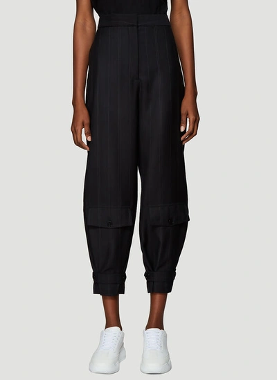 Stella Mccartney Tapered Tailored Pants In Black