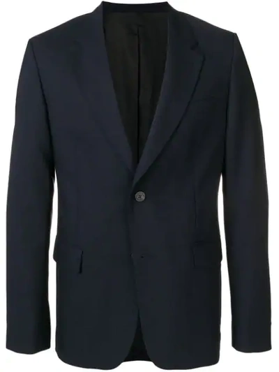 Ami Alexandre Mattiussi Two-button Patch Pockets Jacket In Blue