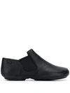 Camper Right Leather Loafers In Black