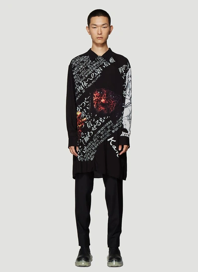 Yohji Yamamoto Deep Trust Shirt In Black