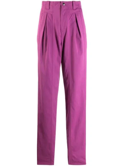 Isabel Marant Seamed Straight-leg Trousers - 紫色 In 40fa Fuchsia
