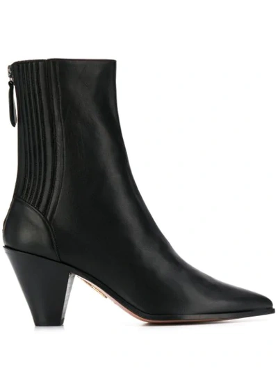 Aquazzura Saint Honore' 70mm Boots - 黑色 In Black