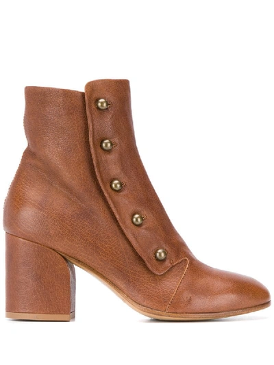 Officine Creative Lou Boots In Brown