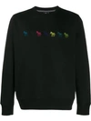 PS BY PAUL SMITH ZEBRA EMBROIDERED SWEATSHIRT