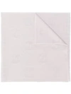 Gucci Gg Jacquard Scarf In Grey