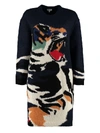 KENZO INTARSIA KNIT-DRESS,11018502