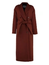 MSGM VIRGIN WOOL LONG COAT,11018487