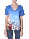 PS BY PAUL SMITH V-NECK T-SHIRT,11018452