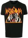 Dsquared2 Pyramid Logo T-shirt In Black
