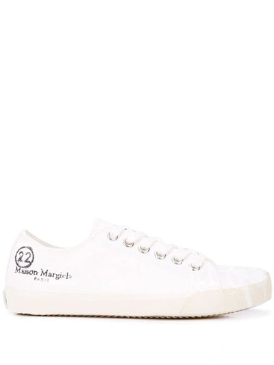 MAISON MARGIELA TABI PAINT-SPLATTER SNEAKERS