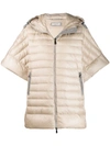 PESERICO PESERICO WIDE SLEEVES PUFFER - NEUTRALS