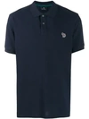 Ps By Paul Smith Ps Paul Smith Zebra Logo Polo Shirt In Blue