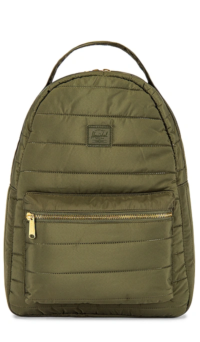 Herschel Supply Co. Nova Mid Volume Backpack In Dusty Olive