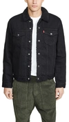 Levi's Sherpa Lined Regular Fit Denim Jacket In Berk In Berk