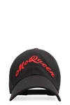 ALEXANDER MCQUEEN LOGO PRINT BASEBALL CAP,5765344105Q 1074