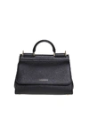 DOLCE & GABBANA SMALL SOFT SICILY BAG IN CALF LEATHER,11017973