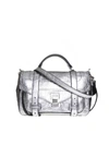 PROENZA SCHOULER PS1 SHOULDER BAG IN LEATHER COLORED SILVER,11018202