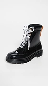 See By Chloé See By Chloe Black Florrie Rain Boots In Nero