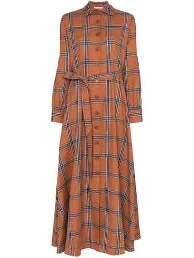 EVI GRINTELA CARLA CHECK SHIRT DRESS 