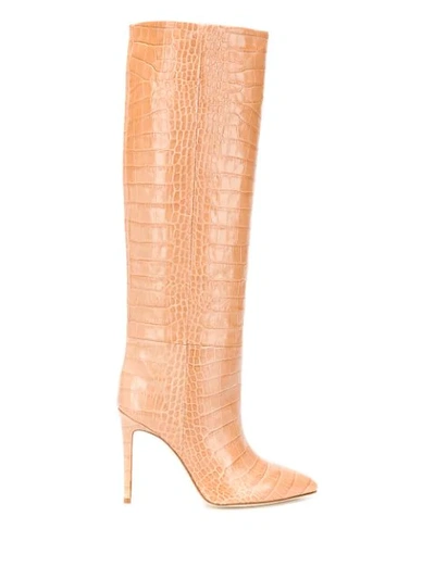 Paris Texas Knee-length Boots - 棕色 In Beige