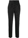 DOLCE & GABBANA FLORAL BROCADE TROUSERS