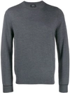 Apc Slim-fit Crew Neck Pullover In Grey