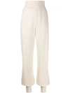 LORO PIANA KNITTED TRACK trousers