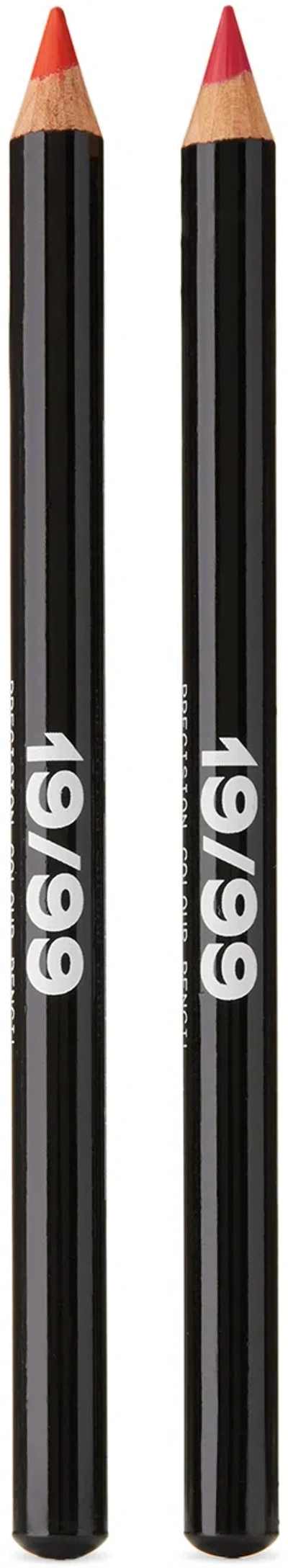 19/99 Beauty Ssense Exclusive Precision Pencil Duo In Rozsa + Meleg
