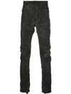 BORIS BIDJAN SABERI SLIM-FIT TROUSERS