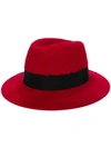 SAINT LAURENT SAINT LAURENT 毛毡礼帽 - 红色