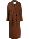 MSGM DOUBLE-BREASTED VIRGIN WOOL COAT