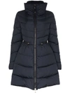MONCLER MONCLER MIRIELON QUILTED-DOWN COAT - 蓝色