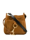 See By Chloé See By Chloe Tony Suede And Leather Shoulder Bag In Brown