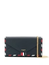 Thom Browne Chain Strap Cross Body Bag In Blue