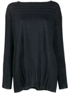 ANTONIO MARRAS RIBBED-TRIM KNIT SWEATER