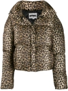 Apparis Leopard Print Puffer Jacket - Neutrals