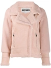 Apparis Faux-shearling Jacket - Pink
