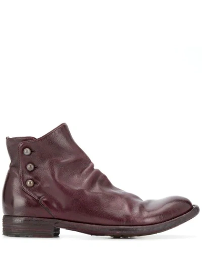Officine Creative Lexicon Boots In Red