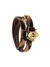 ALEXANDER MCQUEEN SKULL WRAP BRACELET