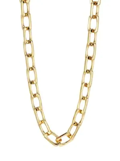 Lafayette 148 Rectangle Link Necklace In Gold