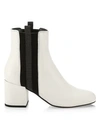 BRUNELLO CUCINELLI Colorblock Pull-On Leather Booties