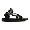 ARIES ARIES BLACK SUICOKE EDITION DEPA CAB SANDALS