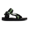 ARIES ARIES BLACK SUICOKE EDITION DEPA CAB SANDALS