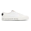 GIVENCHY GIVENCHY WHITE BASSE TENNIS LIGHT SNEAKERS